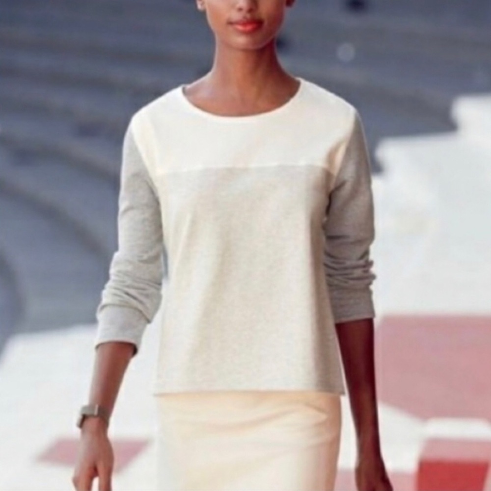 J. Crew Colorblock Sweatshirt Size XSmall Gently Used